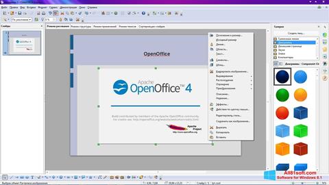 Ekrānuzņēmums Apache OpenOffice Windows 8.1