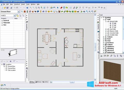 Ekrānuzņēmums FloorPlan 3D Windows 8.1
