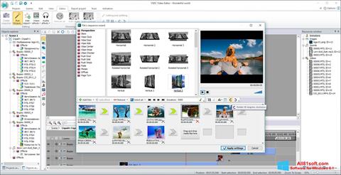 Ekrānuzņēmums VSDC Free Video Editor Windows 8.1