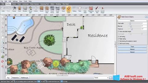 Ekrānuzņēmums Realtime Landscaping Architect Windows 8.1