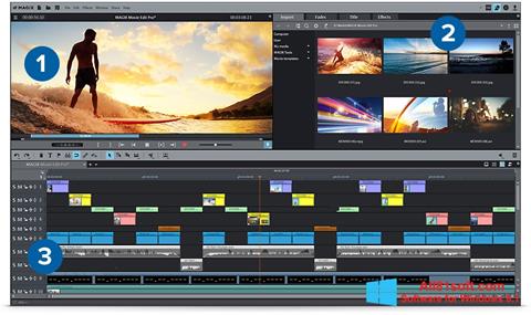 Ekrānuzņēmums MAGIX Movie Edit Pro Windows 8.1