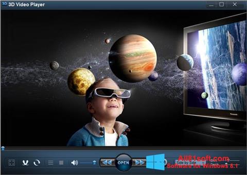 Ekrānuzņēmums 3D Video Player Windows 8.1