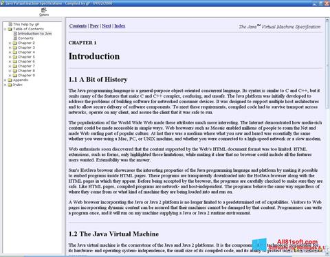 Ekrānuzņēmums Java Virtual Machine Windows 8.1