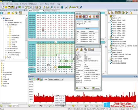 Ekrānuzņēmums Hex Editor Neo Windows 8.1