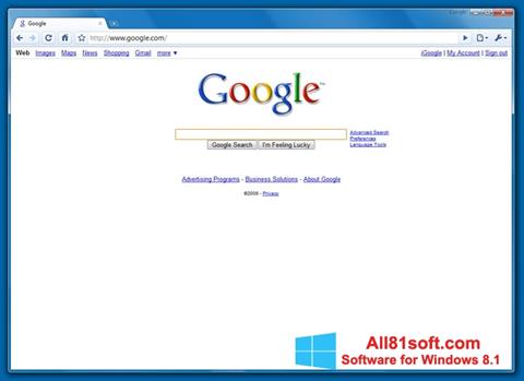 Ekrānuzņēmums Google Chrome Beta Windows 8.1