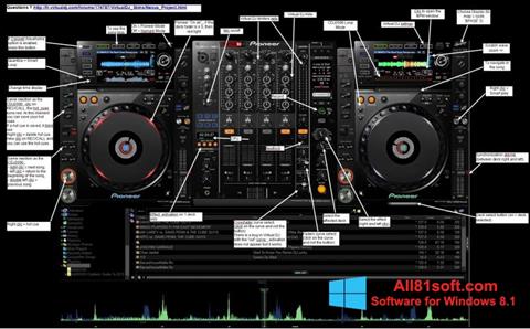 Ekrānuzņēmums Virtual DJ Windows 8.1