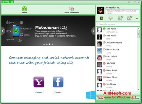 Ekrānuzņēmums ICQ Windows 8.1