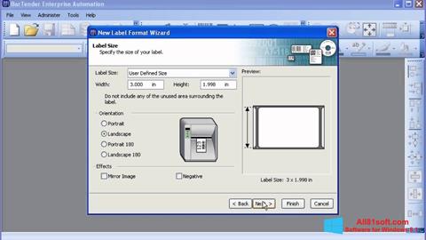Ekrānuzņēmums BarTender Windows 8.1