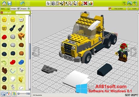 Ekrānuzņēmums LEGO Digital Designer Windows 8.1