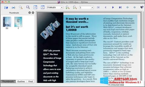 Ekrānuzņēmums DjView Windows 8.1