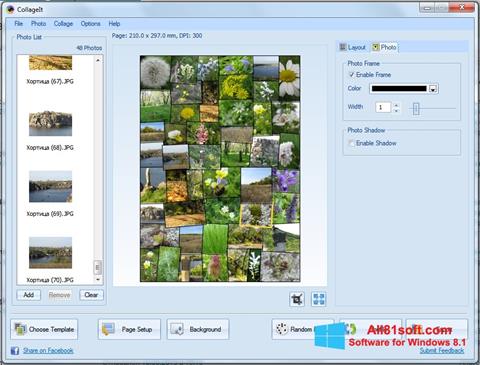 Ekrānuzņēmums CollageIt Windows 8.1