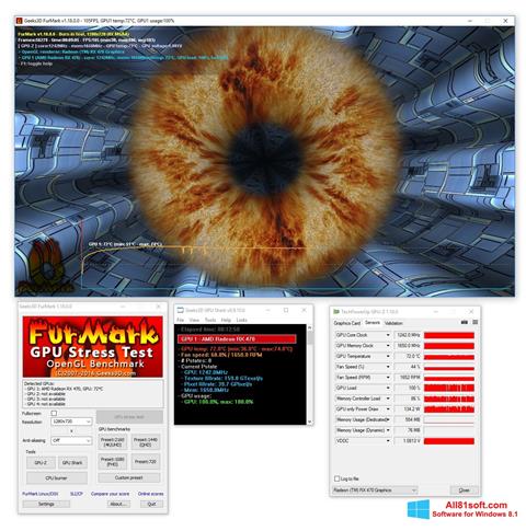 Ekrānuzņēmums FurMark Windows 8.1