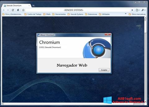 Ekrānuzņēmums Chromium Windows 8.1