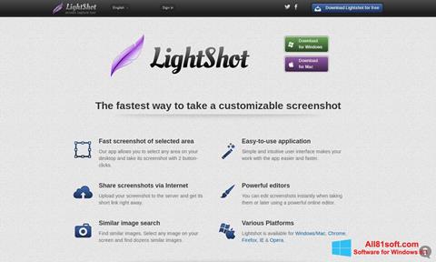 Ekrānuzņēmums LightShot Windows 8.1